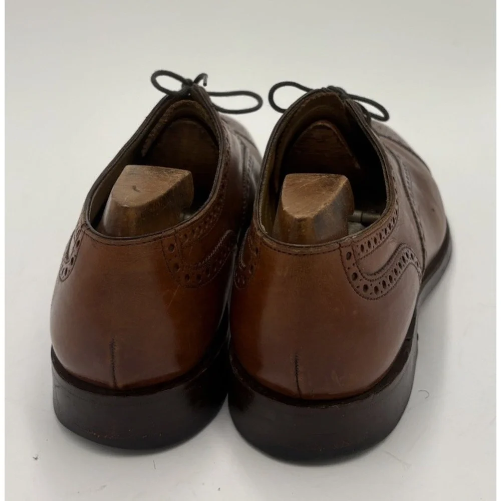 Charles Tyrwhitt Mens Leather Oxford Dress Shoes Brown Size 9‎